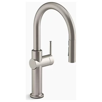 Crue Pull-down single-handle kitchen sink faucet, Vibrant Stainless
