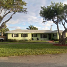 outside landscaping and paint color