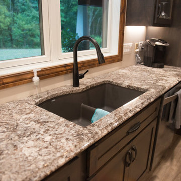Woodsy Cabin Kitchen
