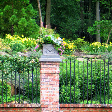 Wrought Iron and Brick