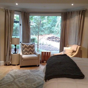 Modern Transitional Bath & Bedroom Suite in Raleigh, NC