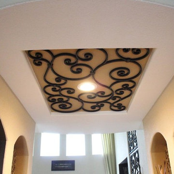 Faux Wrought Iron Ceiling Treatments