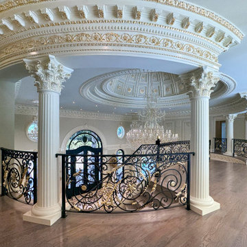 Project #135 | A Vibrant Double Curved Staircase