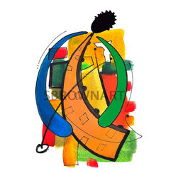 The Yellow Horn Print - Products