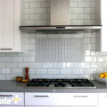 Transitional White Kitchen
