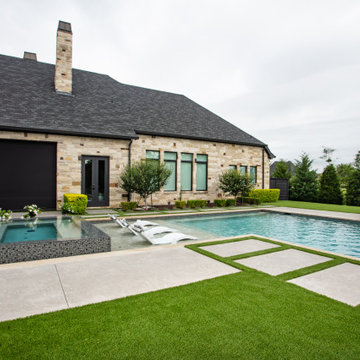 Artificial Grass Pool Project