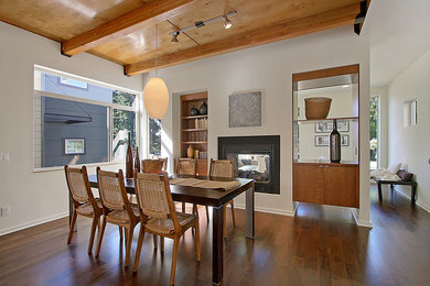 Living room - contemporary living room idea in Seattle