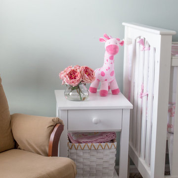 Baby Pink and Mint Green Girl's Nursery