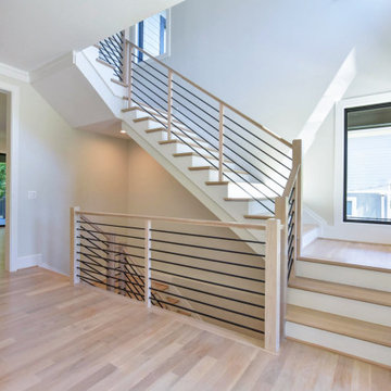 Modern Contemporary Custom Home Staircase