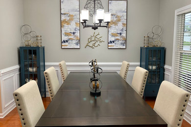 Dining room - dining room idea in Raleigh