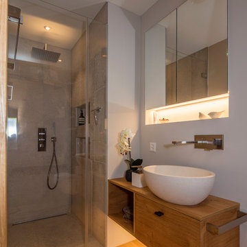 Chalet in den Schweizer Alpen