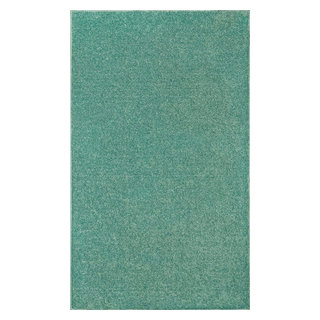 Home Queen Solid Color Area Rugs, Teal, 3' x 5' - Contemporary - Area ...