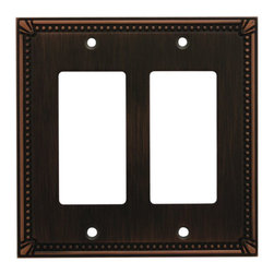 Cosmas - Cosmas Decorative Wall Plates/Outlet Cover, Oil Rubbed Bronze, 44000 Series - Switch Plates And Outlet Covers