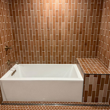The "Sensory Retreat" | Earthy Elegance: A European-Inspired Wet Room