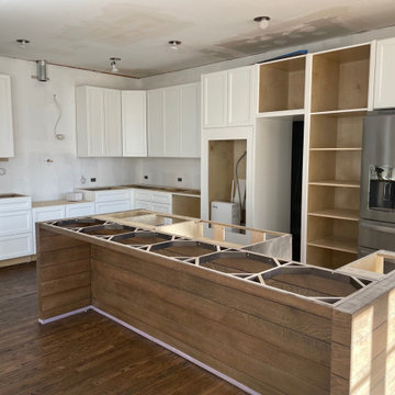 PROGRESS PHOTO: Her Custom Kitchen