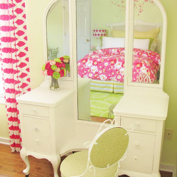 Citron & Hot Pink Bedroom