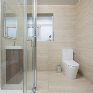 Bathroom Renovation - Roma Travertine Tile