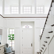 wood floor/stairs