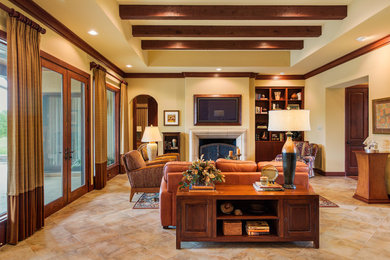 Inspiration for a living room remodel in Austin