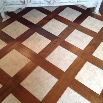 Dramatic entry foyer