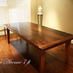 Reclaimed Wood Harvest Tables - Products