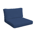 Covers for Chair Cushions 4" Thick, Navy