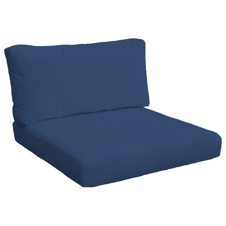 Covers for Chair Cushions 4" Thick, Navy