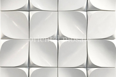 concrete mosaic tile 3D DIY design