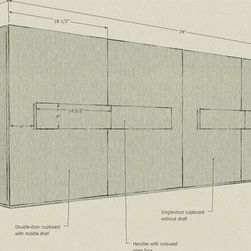 Metaphor | Bar Cabinet (Drawing) - Wine And Bar Cabinets
