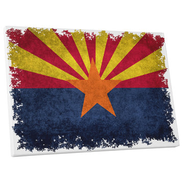 State Flags "Arizona" Gallery Wrapped Canvas Art, 20"x16"