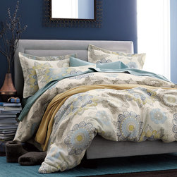 Crystal Snowflake Sateen Flannel Duvet - Duvet Covers And Duvet Sets