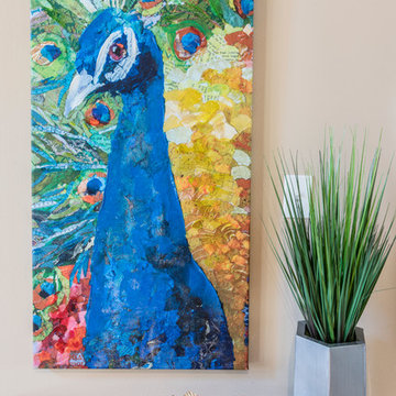 Casual Blue Family Room
