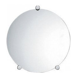 Espejo Borde Satinado Plato Redondo Inda &Oslash; 60 cm Cromo - Bathroom Mirrors