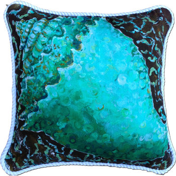 Conch Shell Pillow, 20"