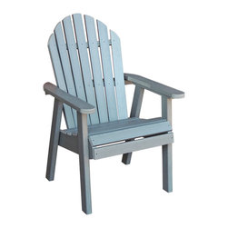 Highwood - Adirondack Outdoor Hamilton Deck Chair - AD-CHDA2, Coastal Teak - Adirondack Chairs