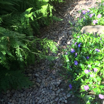 Gravel River Path for walking and drainage