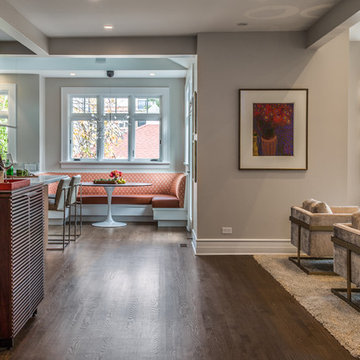 Chicago Lakewood Balmoral 1893 Farmhouse expands into contemporary living