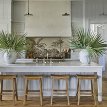 Interior beach house kitchen
