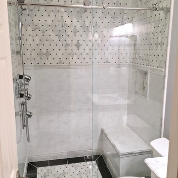 Frameless Slider Shower Glass