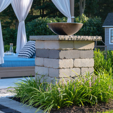 Backyard Poolside Design in Long Island, NY