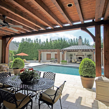 Expansive Pool House & Entertaining Area