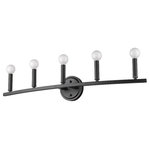 Acclaim Lighting - Acclaim Lighting IN41156BK Sawyer - 5 Light Bath Vanity - You will undoubtedly be swept up by this lovely stSawyer 5 Light Bath  Matte BlackUL: Suitable for damp locations Energy Star Qualified: n/a ADA Certified: n/a  *Number of Lights: Lamp: 5-*Wattage:60w E12 Candelabra Base bulb(s) *Bulb Included:No *Bulb Type:E12 Candelabra Base *Finish Type:Matte Black