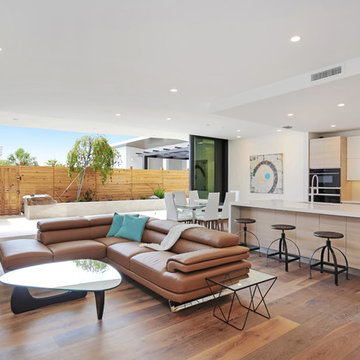 Luxury Contemporary Living Room — Sansara Sarasota Condo