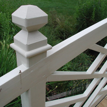Garden Bridges, Pergola, and Flowers