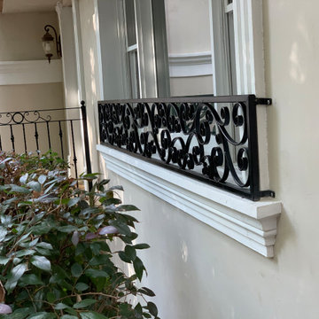 Wrought Iron Scroll Work - Window Accents