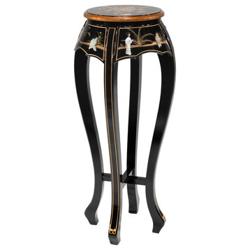 Black Lacquer Plant Stand Royal Ladies