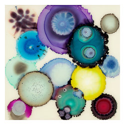 Giant Art - Kaleidoscope II,Self Adhesive Mural - Wall Decals