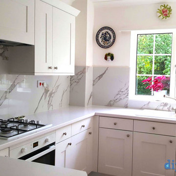 An Innova Stanbury White Painted Shaker Kitchen - Real Customer Kitchens 2022
