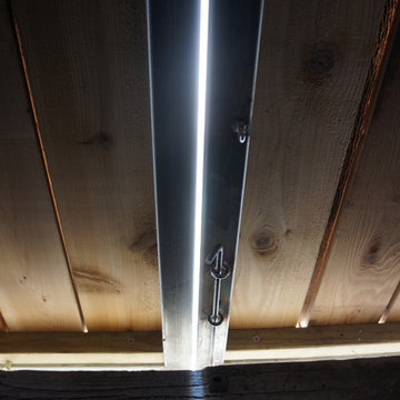 Norton Residence: sliding barn doors