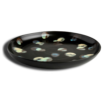 Dappled Round Serving Platter